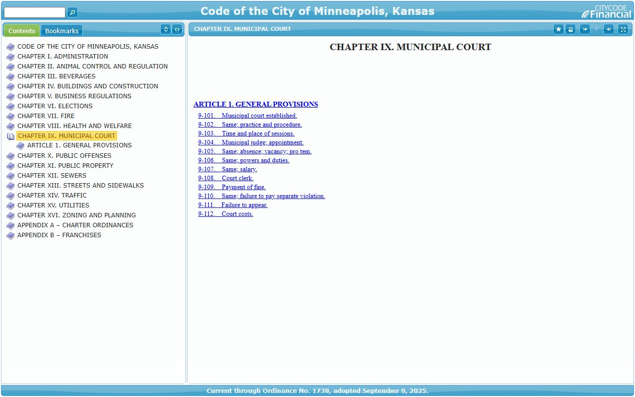 Ottawa County court dockets Minneapolis municipal court code