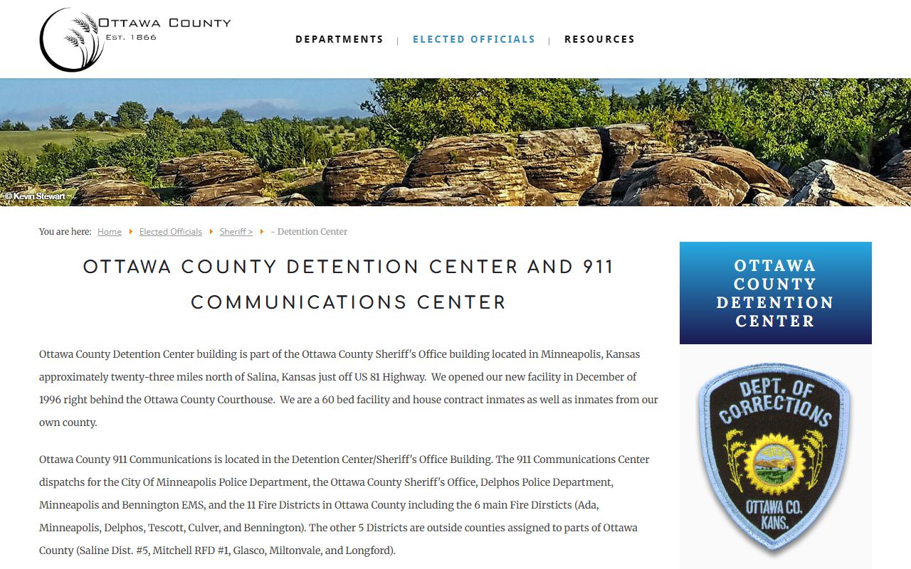 Ottawa County inmate records detention center page